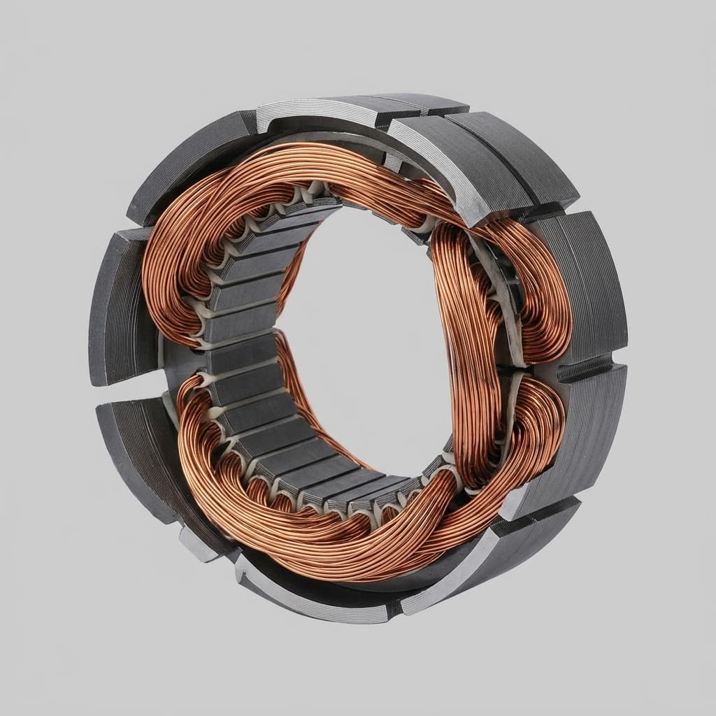 Neutral direct-drive motor stator production capability example